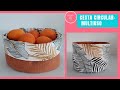 [TUTORIAL - DIY ] Cómo hacer una cesta circular / reversible