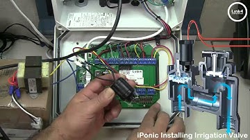 iPonic Installing and Wiring an Irrrigation Valve
