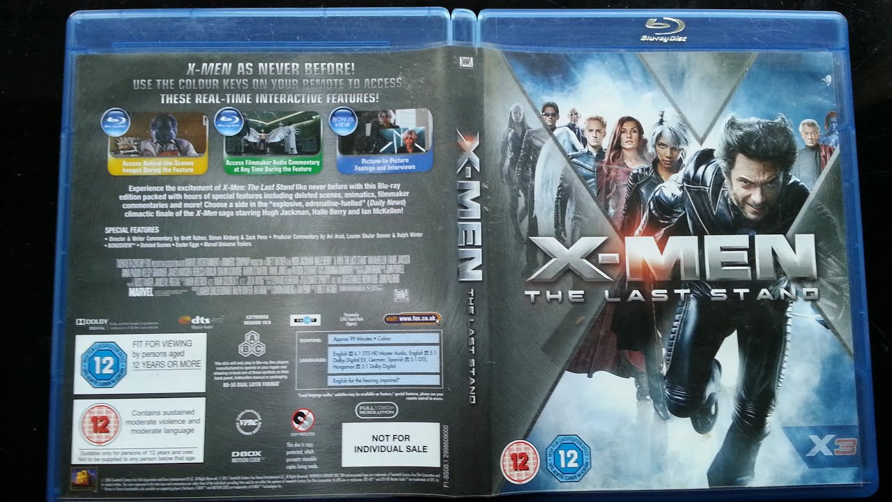 XMen The Last Stand BluRay Product Review YouTube