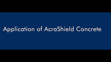 Applying AcraShield Concrete