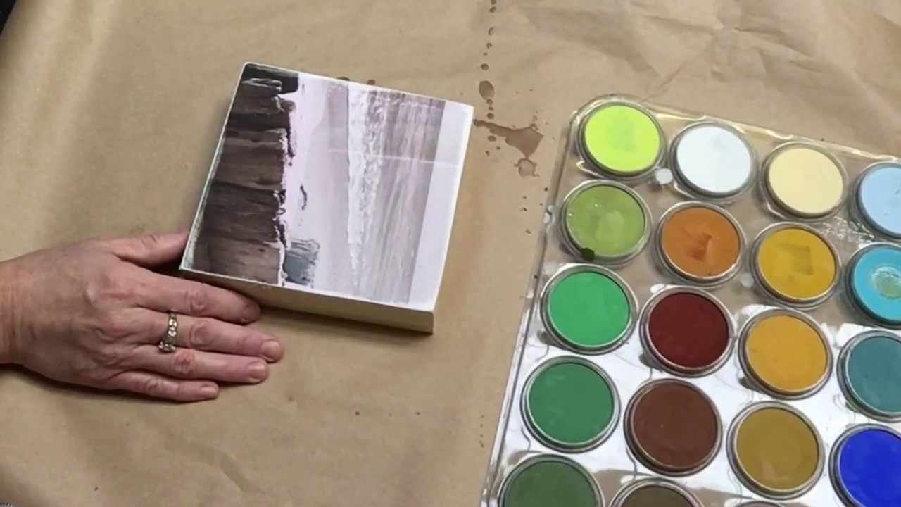 Encaustic painting with PanPastels - All Things Encaustic