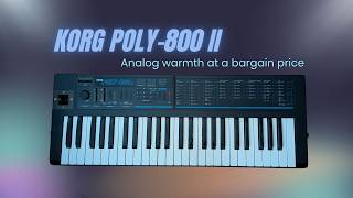 How the Korg Poly-800 II Sounds Like a $5000 Synth (But Costs Way Less) | Full Demo