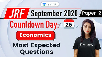 UGC NET Paper 2 Crash Course | Economics by Priya Kumari | Most Expected Questions