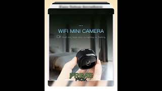Matte Plastic Mini IP Camera 1080P Wireless — Black | KIMLUD