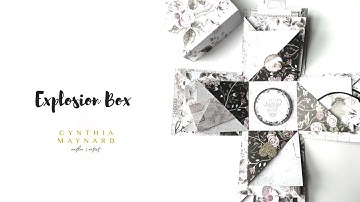 Exploding Box Tutorial and Project Share Prima Rose Quartz