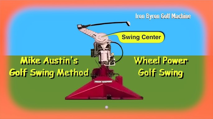 Fremsyn Glorious spejder TrueTemper Iron Byron Golf Swing Robot - YouTube