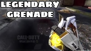 LEGENDARY GRENADE KILL EFFECT IN CALL OF DUTY MOBILE CODM COD MOBILE