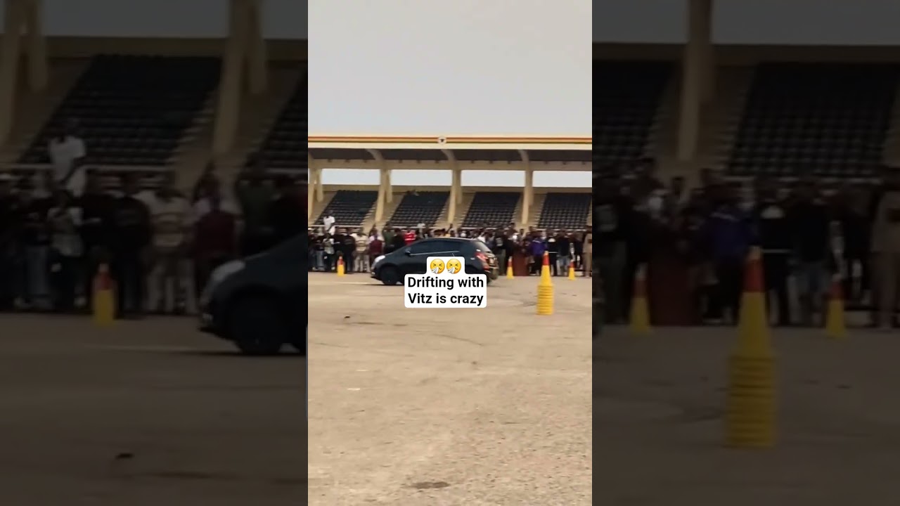 😳😳 Ever seen Toyota vitz drifting before..? 