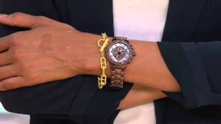 Judith Ripka Sterling/14K Clad Status Link 8" Bracelet with Alberti Popaj