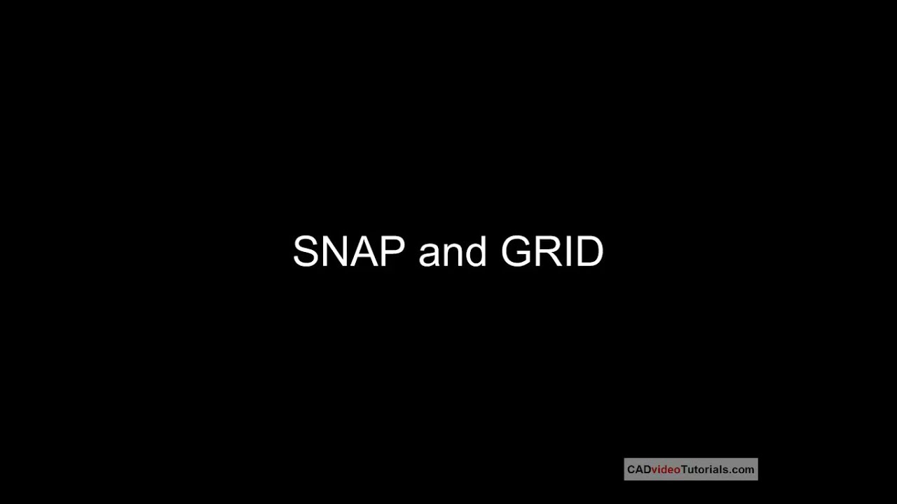 autocad tutorial iniciante Autocad Tutorial - SNAP and GRID