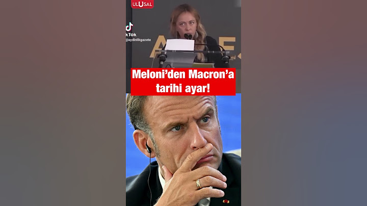 Meloni Macron'a geçmişte böyle ayar vermişti! #shorts #meloni #macron #keşfet
