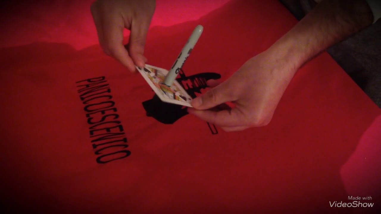 🔴 Sharpie Through Card