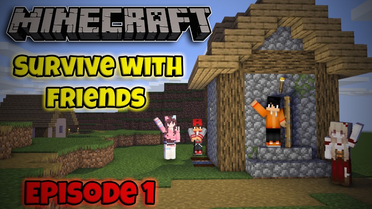 Survive with friends ( Minecraft in Hindi ) - YouTube
