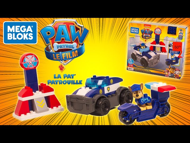 PAT PATROUILLE LE FILM La voiture de police de Chase en Briques MEGA BLOKS  un set génial ! 