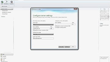 FrogNet E-mail setup tutorial - Windows Live Mail
