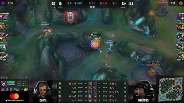 G2 MIKYX GETS HIS LVL 2 DOUBLE BUFFS FROM LLL CROC - G2 VS LLL | #msi