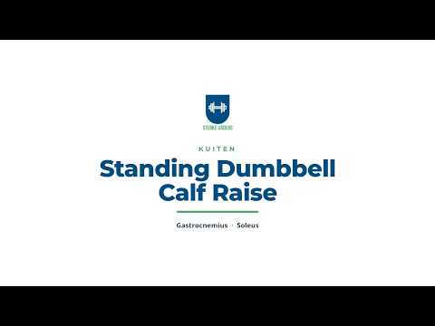 Standing Dumbbell Calf Raise — Correcte Uitvoering in 25 Seconden | Sterke Vaders