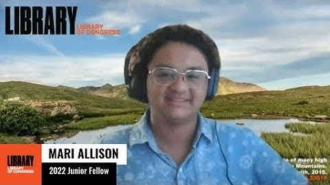 Mari Allison: 2022 Junior Fellows Program Display Day