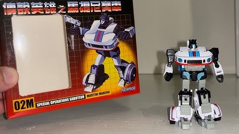 How to transform Newage H 2EX manero. Transformers generation one third party legends jazz figure