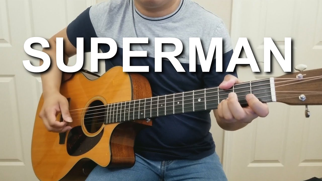 Superman (It's Not Easy) Five For Fighting Fingerstyle Guitar YouTube