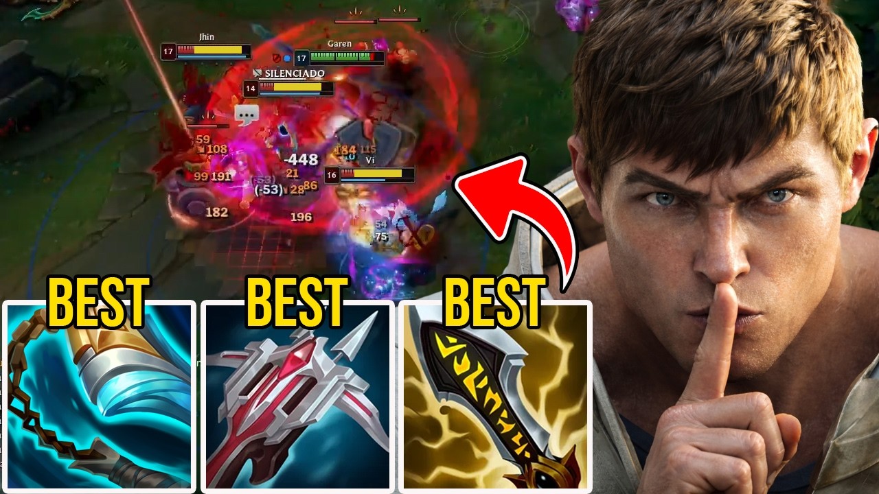 Гарен: бафф E + безмолвие Q = абсолютное господство (новая сборка) – Руководство по игре за Гарен...
