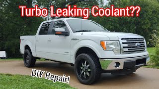 3.5 EcoBoost Turbo Coolant Leak FIX.. How To Replace The Coolant Lines Without Removing The Turbo!!!