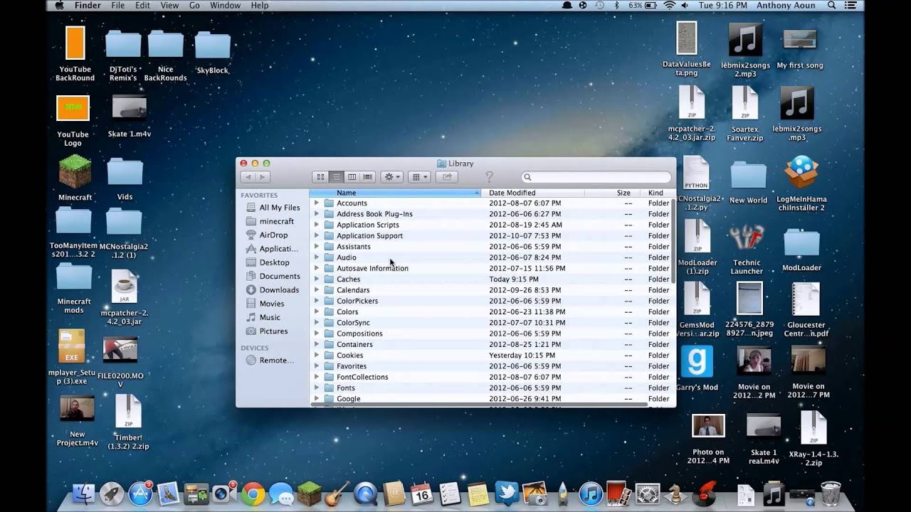 How To Get To Your Minecraft Folder Mac Youtube
