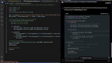 in Python AI Based Moving Average Strategy