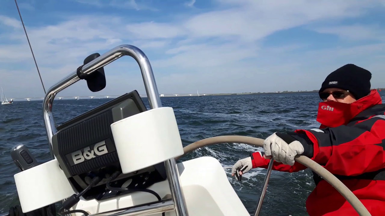 Sailing on Oosterschelde and Veerse Meer, windforce 5 / 6
