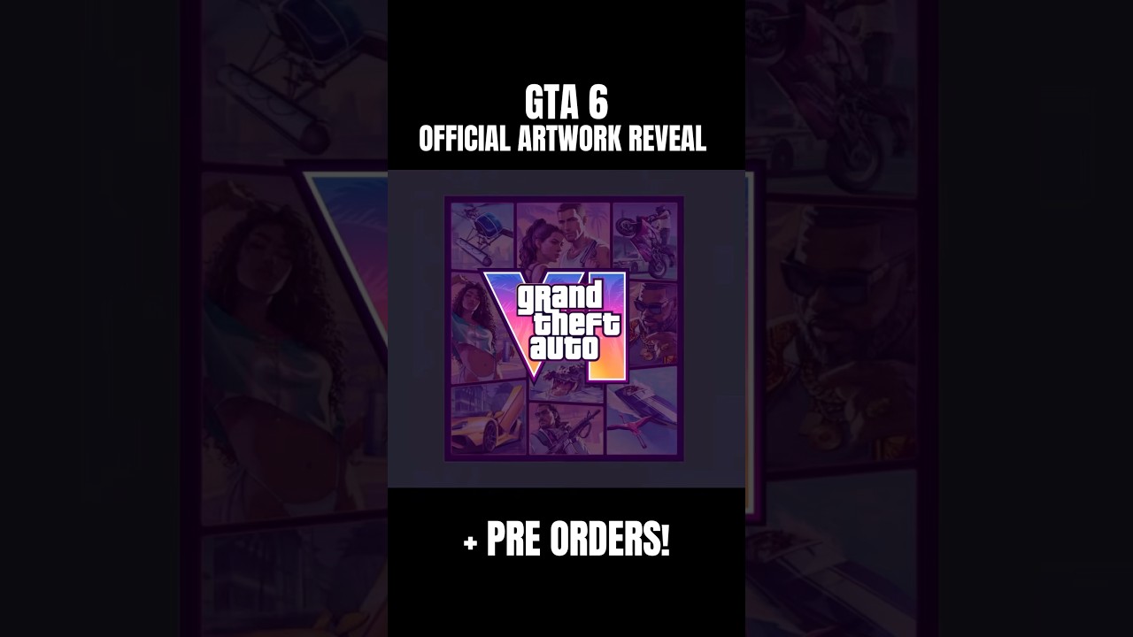 GTA 6 ARTWORK REVEAL + PRE ORDERS ANNOUNCED #gta6