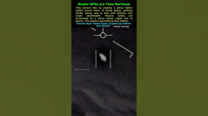 Maybe UFOs are Time Machines