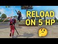 SOLO VS SQUAD || RELOAD CAME WHEN I WAS LEFT WITH 5 HP ONLY 🙄 || BEST GAME WITH WORST LUCK 🔥 !!!!