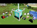 SURVIVAL BEACON HOUSE WITH 100 NEXTBOTS in Minecraft - Gameplay - Coffin Meme