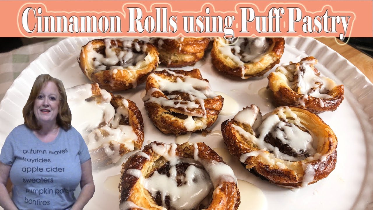 Puff Pastry Cinnamon Rolls - My Therapist Cooks