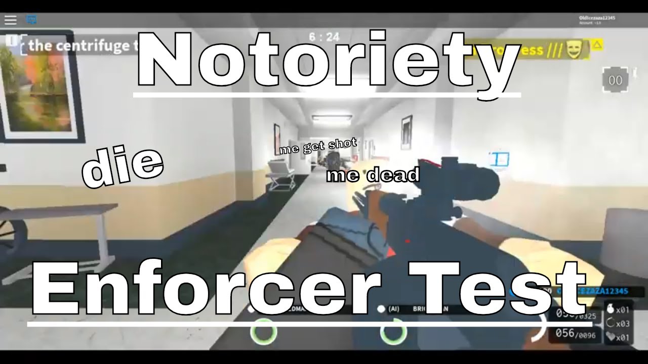 Roblox Notoriety Enforcer Skill Gameplay Youtube - roblox notoriety cloaker buxgg how to use