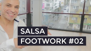 Salsa footwork with body movement  #02  advanced level  - Captain Salsa