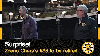 Zdeno Chara's #33 will be retired