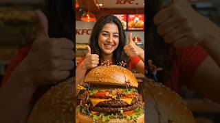 Tiny Workers Made Giant Burger 🌟 #3danimation #shorts