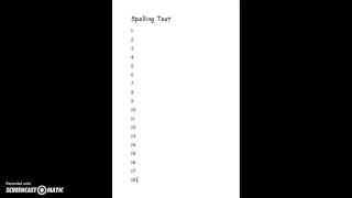 3rd grade lesson 18 spelling 3