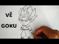 Vẽ Songoku Super Saiyan bằng bút chì - How to draw Songoku