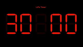 30 Minutes Timer 4K | Clean Digital Countdown | Ends With Alarm ⏰