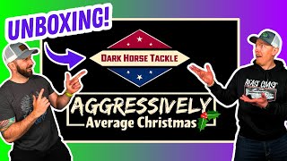 UNBOXING The Aggressively Average Christmas Box! AMAZING Custom Lures!