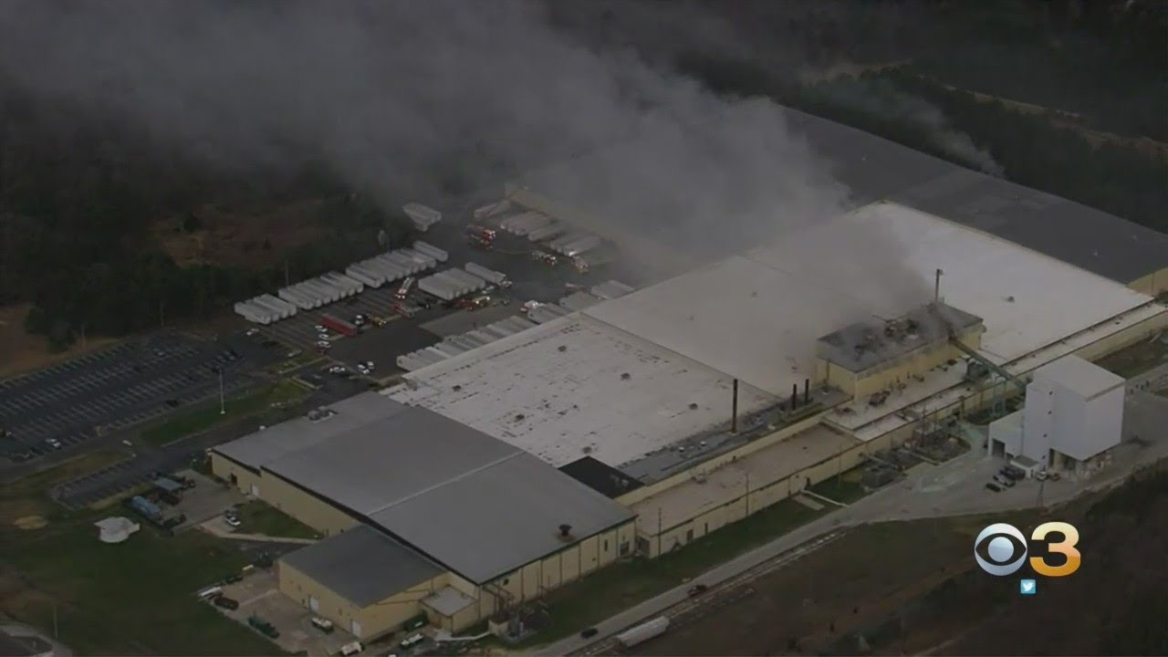 4Alarm Fire Damages Johns Manville Plant In Berlin YouTube