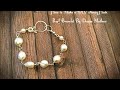 How To Make A DIY Fancy Hook Pearl Bracelet By Denise Mathew