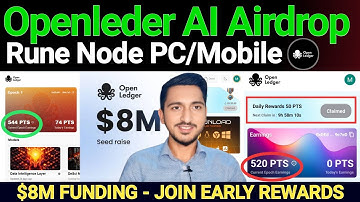 OpenLedger Ai Airdrop - Run Node on PC/Mobile Full Setup | Open Ledger New DePin Airdrop $8 Funding