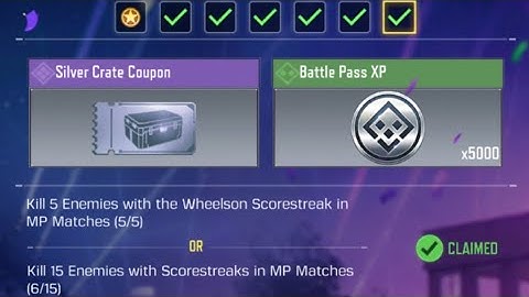 Call Of Duty Mobile Kill 5 Enemies with the Wheelson Scorestreak in MP Matches Task Complete