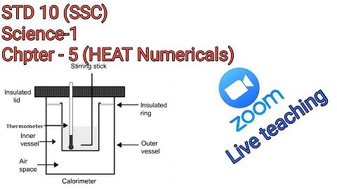 STD (10 SSC). Science 1. Chapter-5. ( HEAT Numericals)