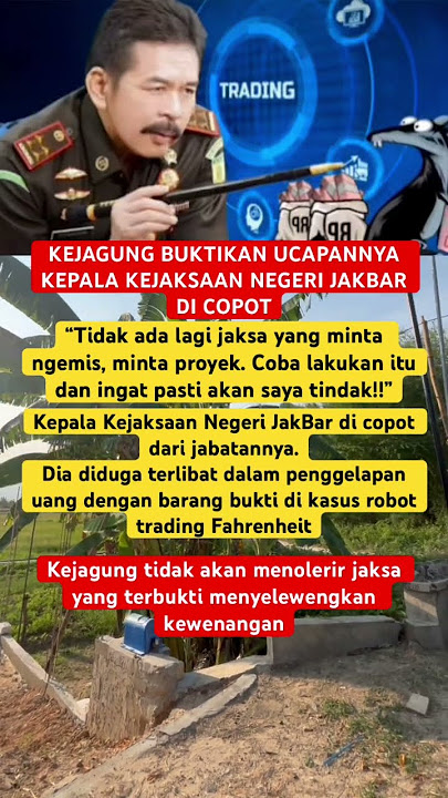 Ucapannya Tegas, Nasibnya Tragis: Jaksa Jakbar Kena Copot! #videoviral #fyp