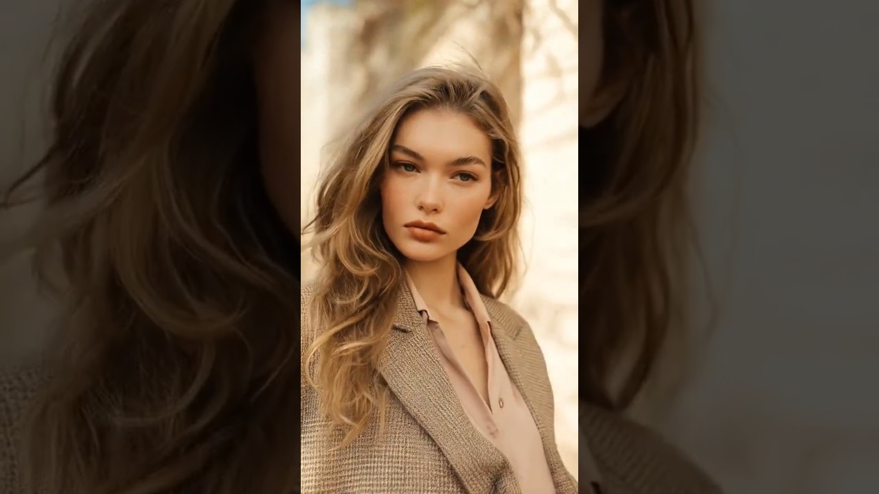 Chic Tailored Suit with Soft Blush Top 