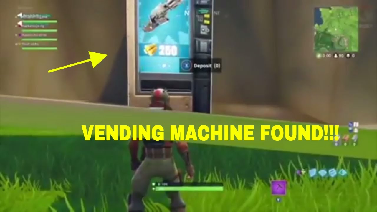FORTNITE VENDING MACHINE GAMEPLAY!!!